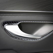 [트루파츠] 벤츠 C클래스 W205 리얼카본 인테리어 익스테리어, W205(14-18년식), 12_내부 도어 손잡이 테두리 커버