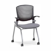 YYE326970체어피아 카노아 팔걸이형 회의용 의자, 로라-그린