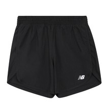 뉴발란스 엑셀러레이트 5인치 여성 반바지 트레이닝 쇼츠 NBNVA3S042 AWS01209-BK