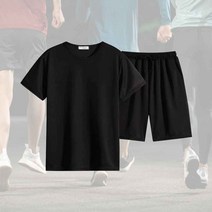 트레이닝 세트 여름 무지 반 팔 바지 헬스복 헬스 남성 추리닝 반바지 트레이닝 애슬레저룩