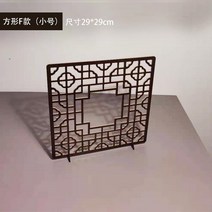 레트로 파티션 문살 무늬 장식 소품 고전 문양 전통, E