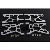 GTBracing CNC 알루미늄 전면 후면 서스펜션 암 세트 RC 자동차 1/5 업그레이드 부품 Losi 5ive t / 5T 2, 03 Front and Rear