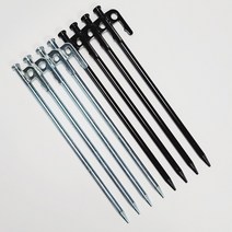 에밀리온 단조팩 13cm 20cm 30cm 40cm 캠핑 타프팩 텐트팩, 크롬실버, 1개