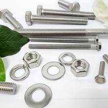 소량판매 스텐육각볼트 M6볼트/너트/평와샤/낱개판매, 규격선택, M6x55