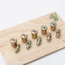 NEW 아일렛기계몰드(1호-9호) 초록도트기구몰드 북유럽작두몰드, 1호