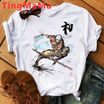 아바타 물의길 피규어 용품 아바타 The Last Airbender T 셔츠 여성 Appa Tshirt Funny atar Graphic Te, 05 87181_04 M