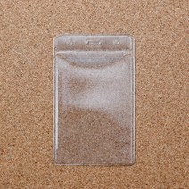 사무명함케이스 회사 단체모임 세로형 투명 명찰케이스 10P 카드지갑