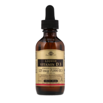 솔가 리퀴드 비타민 D3 5000IU 내추럴 오렌지맛 2oz (59ml)