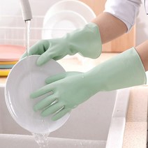 공유 열탕소독 가능한 야무진 고무장갑 5입, 민트, 대(L), 5개