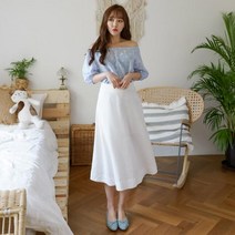 gsk1859b 린넨 롱스커트 플레어스커트 롱 혼방스커트 Lovely 샤랄라스커트 데일리