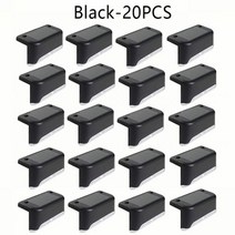 1/4/8/16/30s LED 태양 계단 램프 IP66 방수 야외 정원 통로 마당 안뜰 단계 울타리 야간조명, 01. black shell 20PCS, colourful