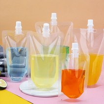 비닐 백 음료 보관 파우치 200ml DD-10290 스파우트 캡 치어팩 용기 쥬스
