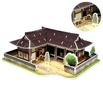 국산 KC인증 기와집 만들기세트 키트 diy 부모님 어르신 성인 초등학생 중고등재료 취미놀이 활동 미술 전통가옥 모형 집콕 요양원 주간보호 실버프로그램