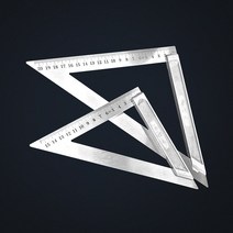 스틸 삼각자 쇠자 목공용자, 삼각자 15cm