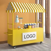 이동식 가판대 플리마켓 진열대 행사 프리마켓 매대, 16)120x60x190옐로우