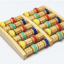 PM6 발지압판 지압발판 발바닥 발 지압기, 실리콘원목발지압판