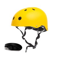 스쿠터 스케이트 보드 롤러 스케이트 승마 안전 헬멧 어린이 MTB 자전거 매화 헬멧 라운드 아이 조정 가능한 도로 자전거 헬멧, Yellow