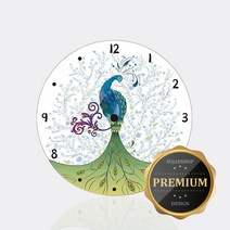 프리미엄 보석십자수 DIY세트+ 시계포함 (공작시계) 23x23cm 5D 라운드+AB큐빅 자체디자인