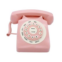 레트로 전화기 미국 빈티지 유선 TelPal 클래식 올드패션 가정용 -611345, 초록의