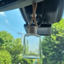 아마레센트 천연 걸이형 차량용방향제 자동차디퓨저 100ml 2개입, 우드세이지앤씨솔트