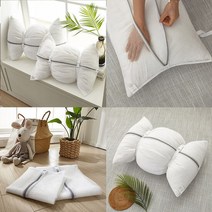 [바보사랑] 샤르르 뭉침방지 무형광 베개솜 전용 세탁망 1개, 화이트