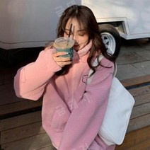 여성 운동복 자수 귀여운 비스킷 베어 패션 레이디 풀오버