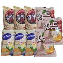 해태 알사탕 126g x 3 썬키스트 125g x 3 자두캔디 130g x 3, 1set