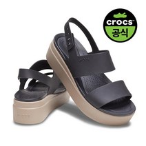 크록스 공식 여성 CROCS BROOKLYN LOW WEDGE W BKM 22SWSD206453