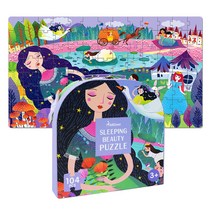 미디어 유아 퍼즐 가방선물, 104피스, 1개