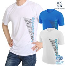 착한녀석들 L~4XL 빅사이즈 기능성 냉감 남성 반팔 아이스 쿨 티셔츠 화살아이스 쿨링 티_FV02