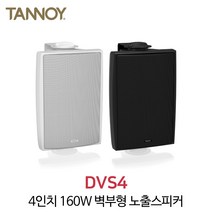 탄노이 DVS4 160W 4인치 방수형 스피커, 블랙