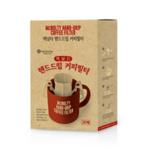 맥널티 핸드드립 커피필터, 30개입, 20개