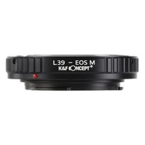 K& F Concept 렌즈 마운트 어댑터 Leica L39 M39 나사 캐논 EOS M EF-M 미러리스 카메라 Canon M6 M2 M, 01 캐논 EOS-M
