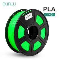 Sunlutwingkling PLA 1.75mm 필라멘트 1kg/2.2lbs 3D 프린터 용 FDM 프린터 재료 및 진공 패킹 포함 3D 펜, 06 PLA GREEN