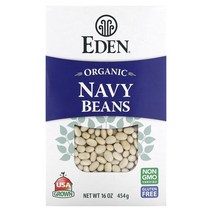 에덴푸드 유기농 오가닉 흰강낭콩 454g(16oz) 가정용 해외식료품