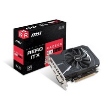 MSI Radeon RX 560 AERO ITX 4G OC 그래픽 보드 VD6359