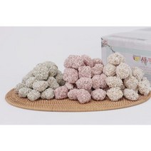 강릉 한과 방울강정(중) 2kg / 수제한과 쑥+백년초+찹쌀+조청 사기막전통한과, 1개