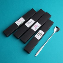 [일상선물] 엔젤하트롱 인사선물 홈파티 롱티스푼 1P 첫돌답례품, 인쇄함, ⑩[라벨형]첫돌