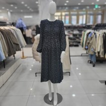 플라워 스모크 셔링 원피스 (TN3N0OP05)