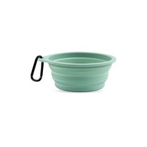 카르노코리아 반려동물 휴대용 캠핑용 식기 600ml, 민트, 1개