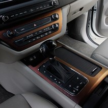 기아 올뉴카니발 카본 스티커 기어 오디오 도어커버, G TYPE (순정 19인치 휠마스크), 08. 헤어라인실버