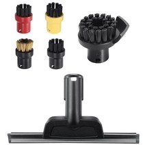 다기능 창 노즐 스크레이퍼 라운드 브러시 Karcher SC1 SC2 SC3 SC4 SC5 스팀 청소기 스위퍼 브러쉬 부품, 한개옵션0