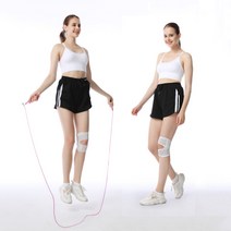 AOLIKES 무릎보호대 7901 운동 무릎보호대 여름용, 화이트(왼쪽)