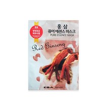 퓨어에센스 홍삼 마스크팩 1p 수분팩 시트팩 피부진정, 1, 1, 본상품선택