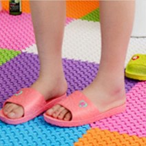 컬러 다용도실 퍼즐매트 맨발출입 가성비 바닥 퍼즐깔개, 오렌지