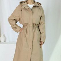 봄신상 여성 트렌치 코트 자켓 카라 롱 빅사이즈 아우터