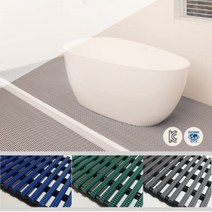 기타 제이오마켓 안심 논슬립 사각튜브 롤매트 회색 6M/욕실 수영장 사우나 바닥 미끄럼방지 물빠짐 매트, jh ; 본상품선택