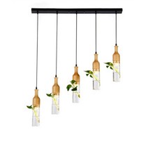 루이스폴센 ph5 버섯조명 취짐등 현대 led 식물 펜던트 조명 나무 유리 병 광택 등기구 산업 장식 램프 e27 램프 파라 조명, 5 헤드 바