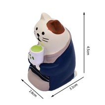 인스 감성 소품 미니 장면 품 가족 만화 고양이 인형 장면 시리즈 책장 세트 인형 품, 35 35_01 M