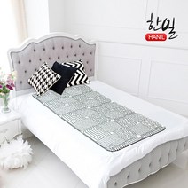 한일 해외에서도 사용가능한 110-220V 프리볼트겸용 알뜰난방 고급 전기요 100x180cm 싱글 (3중안전 과열방지), 국내용조절기, 랜덤발송